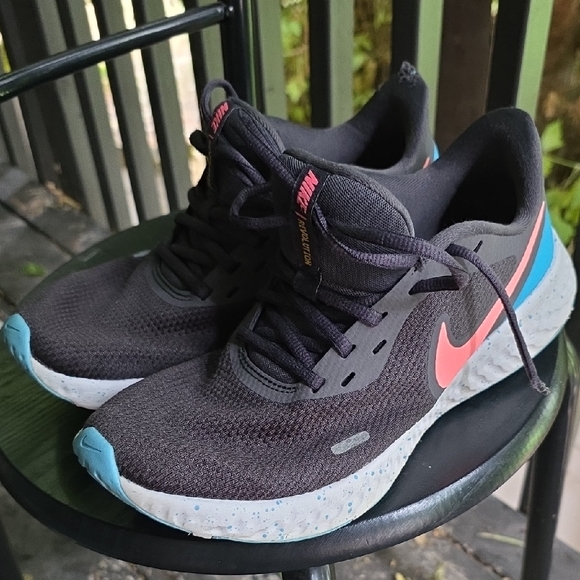 Nike Shoes - Nike Black and Coral Athletic Shoes